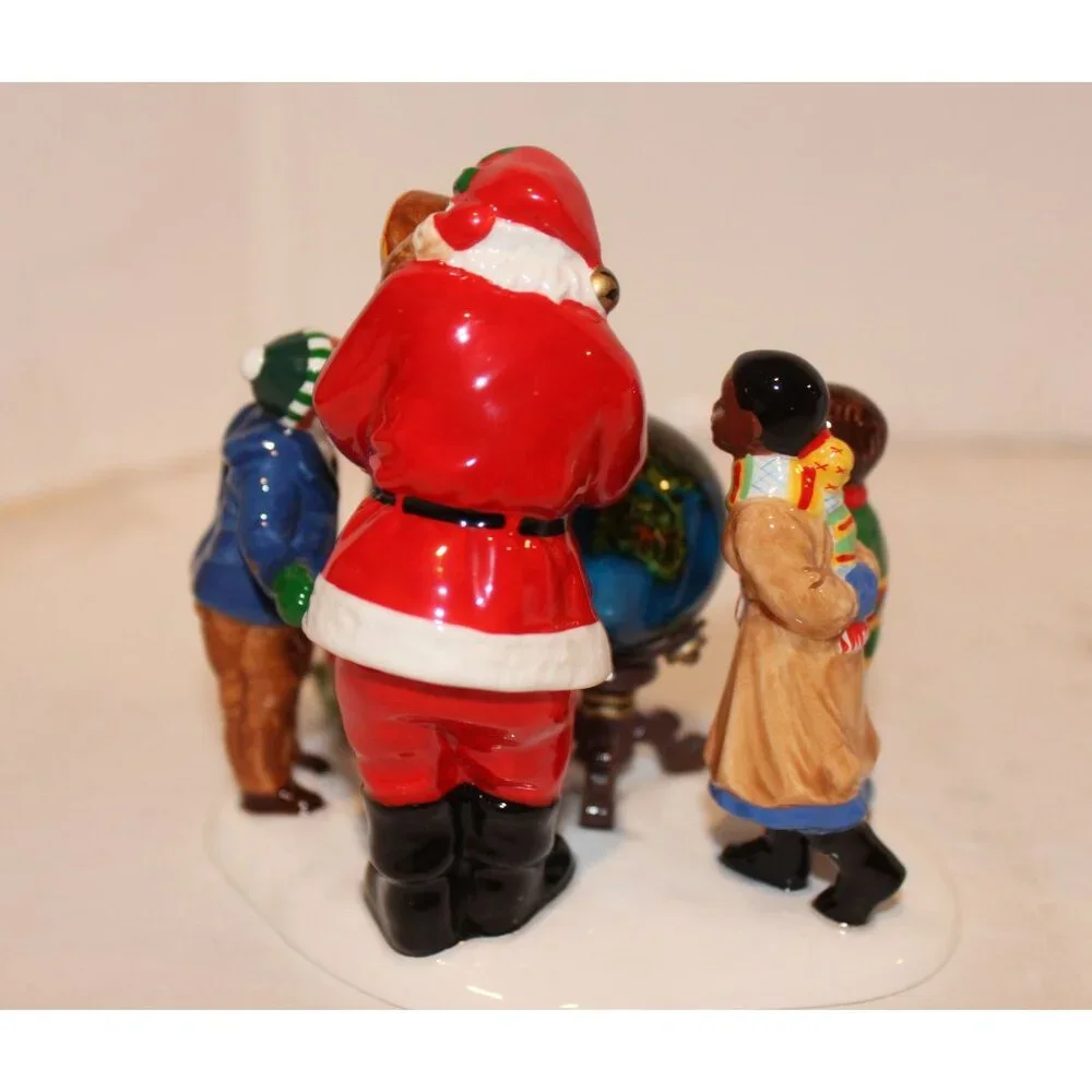 Dept 56 Snow Village - Santa Comes to Town 2000
